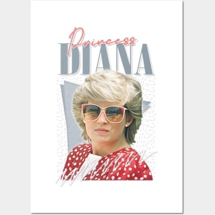 Princess Diana --- Retro 80s Vibes Posters and Art